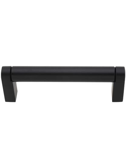 Pennington Bar Pull - 3 3/4 inch Center-to-Center in Flat Black.